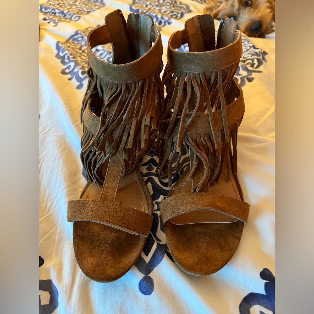 Brown Steve Madden Wedges